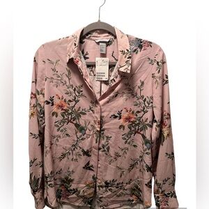 H&M Floral Blouse with tag